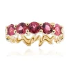 AAA-Brasilianischer Rubellit-Goldring (de Melo)