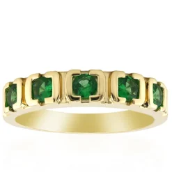 AAA-Kenianischer Tsavorit-Goldring