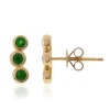 AAA-Kenianischer Tsavorit-Goldohrringe (CIRARI)