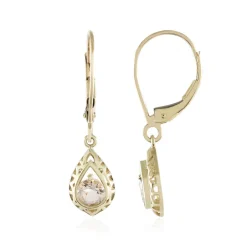 AAA-Madagaskar-Morganit-Goldohrringe (Ornaments by de Melo)