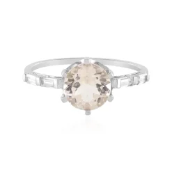 AAA-Madagaskar-Morganit-Platinring