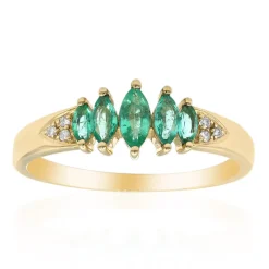 AAA-Sambia-Smaragd-Goldring