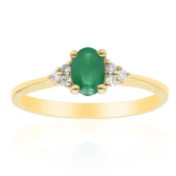 AAA-Sambia-Smaragd-Goldring