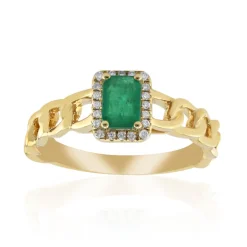 AAA-Sambia-Smaragd-Goldring