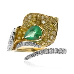 AAA-Sambia-Smaragd-Goldring (CIRARI)