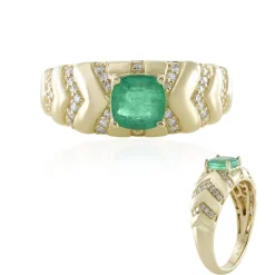 AAA-Sambia-Smaragd-Goldring (de Melo)