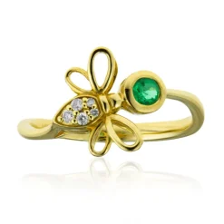 AAA-Sambia-Smaragd-Goldring (CIRARI)