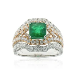 AAA-Sambia-Smaragd-Goldring (CIRARI)