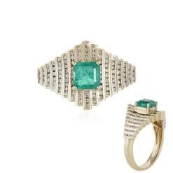 AAA-Sambia-Smaragd-Goldring (de Melo)