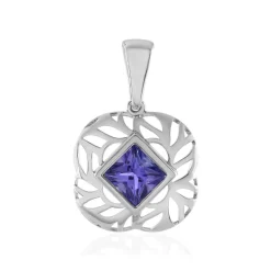 AAA-Tansanit-Goldanhänger (Ornaments by de Melo)