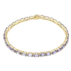 AAA-Tansanit-Goldarmband