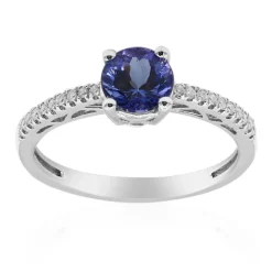 AAA-Tansanit-Goldring