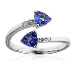 AAA-Tansanit-Goldring