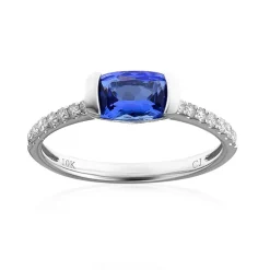 AAA-Tansanit-Goldring