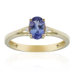 AAA-Tansanit-Goldring