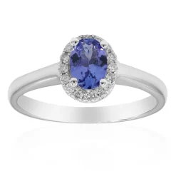 AAA-Tansanit-Goldring