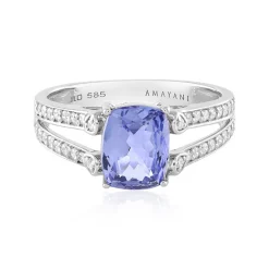 AAA-Tansanit-Goldring (AMAYANI)