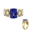AAA-Tansanit-Goldring (AMAYANI)