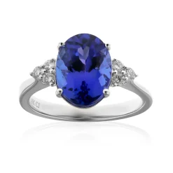 AAA-Tansanit-Goldring (CIRARI)