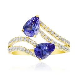 AAA-Tansanit-Goldring (CIRARI)