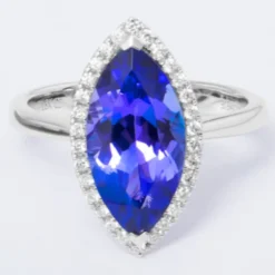 AAA-Tansanit-Goldring (CIRARI)