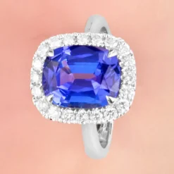 AAA-Tansanit-Goldring (CIRARI)