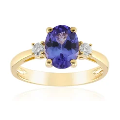 AAA-Tansanit-Goldring (CIRARI)