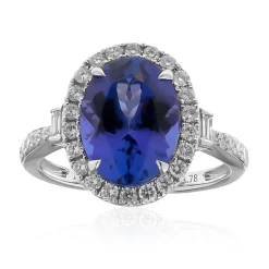 AAA-Tansanit-Goldring (CIRARI)