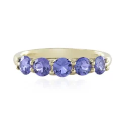 AAA-Tansanit-Goldring (de Melo)