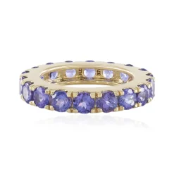 AAA-Tansanit-Goldring (de Melo)