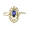 AAA-Tansanit-Goldring (Ornaments by de Melo)