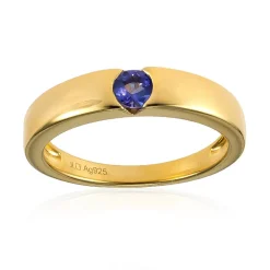 AAA-Tansanit-Silberring