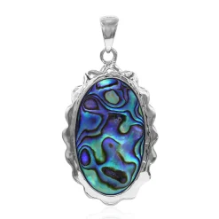 Abalone-Muschel-Silberanhänger (Art of Nature)