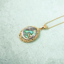 Abalone-Muschel-Silberanhänger (Art of Nature)