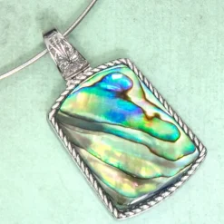 Abalone-Muschel-Silberanhänger (Art of Nature)