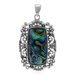 Abalone-Muschel-Silberanhänger (Art of Nature)