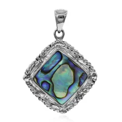 Abalone-Muschel-Silberanhänger (Art of Nature)