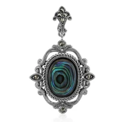 Abalone-Muschel-Silberanhänger (Annette classic)