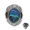 Abalone-Muschel-Silberring (Art of Nature)