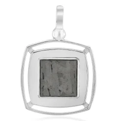 Aletai-Meteorit-Silberanhänger