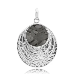 Aletai-Meteorit-Silberanhänger