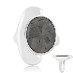 Aletai-Meteorit-Silberring