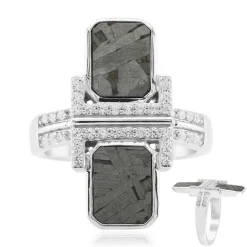 Aletai-Meteorit-Silberring