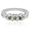 Alexandrit-Katzenauge-Silberring