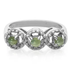 Alexandrit-Katzenauge-Silberring