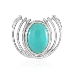 Amazonit-Silberanhänger