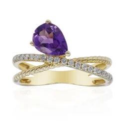 Amethyst-Goldring