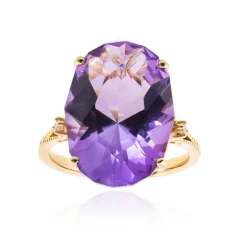 Amethyst-Goldring (Smithsonian)