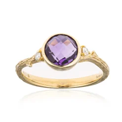 Amethyst-Goldring (Smithsonian)