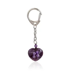 Amethyst-Schlüsselanhänger